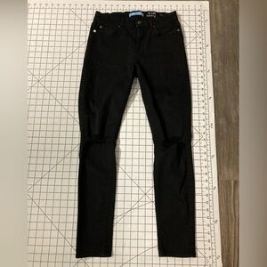 7 For All Mankind Women’s Size 27 Black Ankle Skinny Jeans